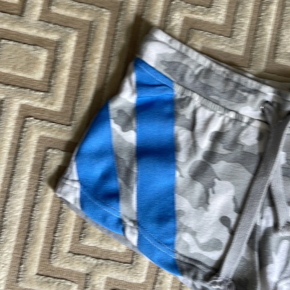 Vintage Havana camouflage striped shorts